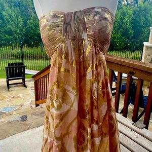 Oleg Cassini vintage long dress. Gorgeous fabric, great condition